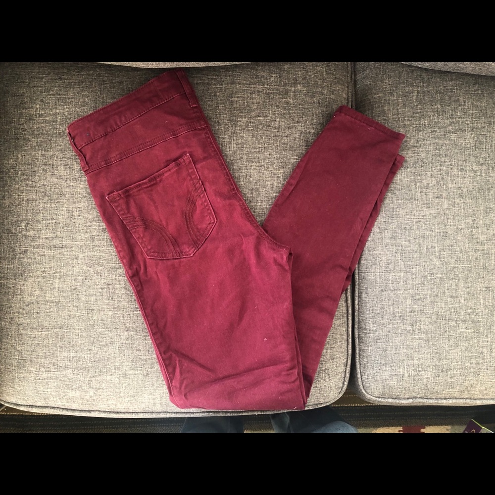 Hollister - Maroon Jeans